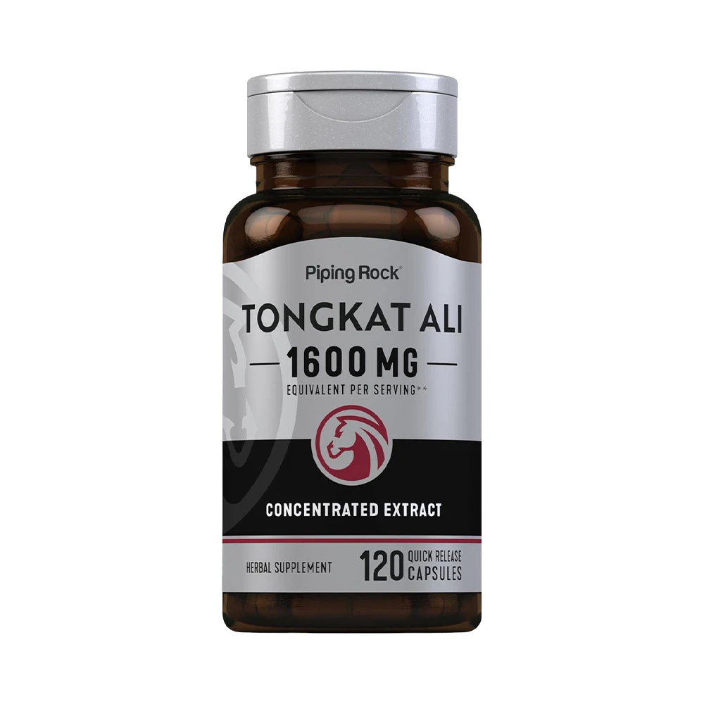 Tongkat Ali Piping Rock 1600mg 120 Cápsulas